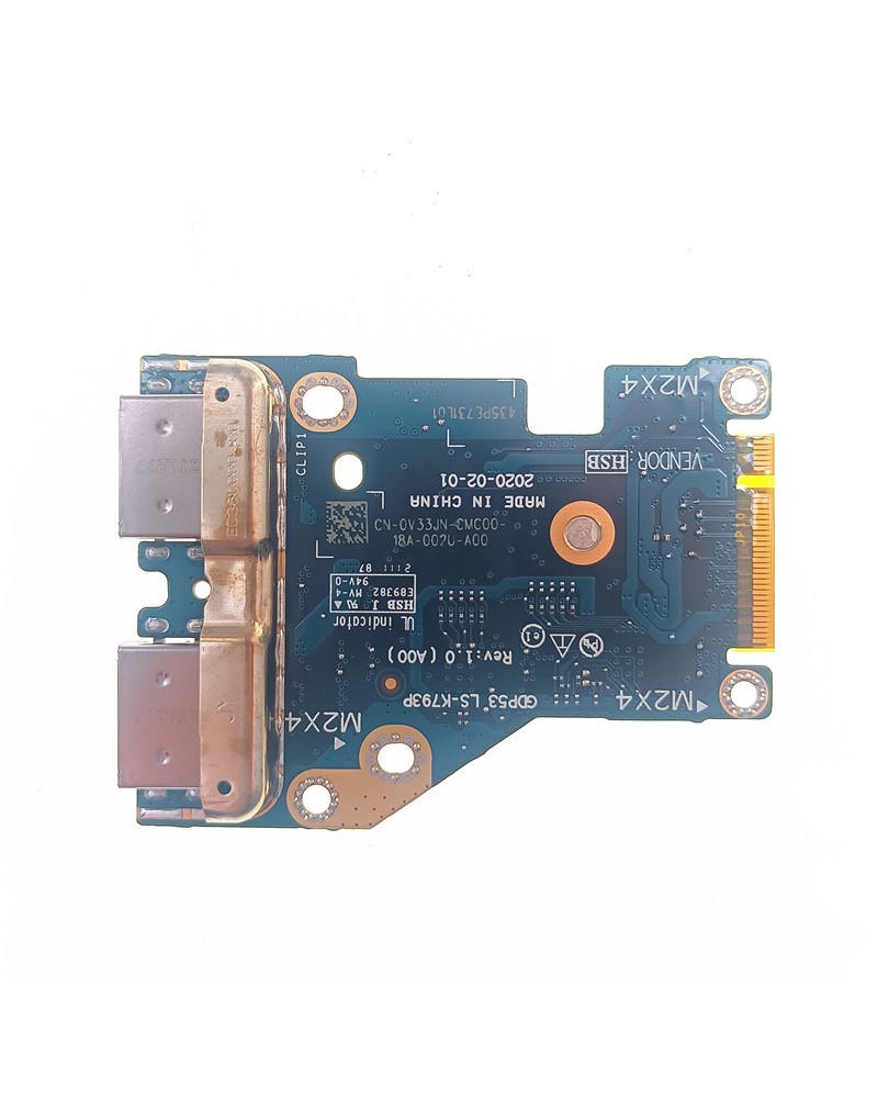 Carte I/O USB 0V33JN LS-K793P pour Dell Alienware M15 R5 - senove.com