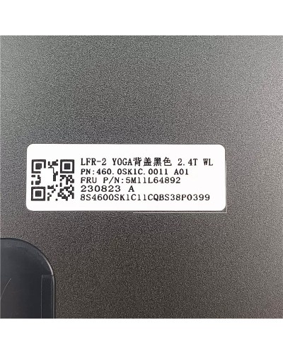 Coque arrière écran 5M11L64892 460.0SK1C.0011 pour Lenovo ThinkPad L13 Yoga Gen 4 (21FJ 21FK) - senove.com