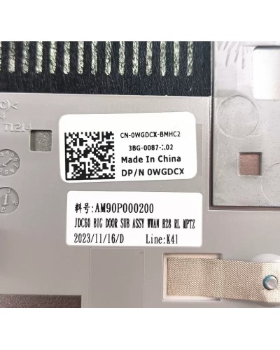 Unteres Gehäuse 0WGDCX AM90P000200 für Dell Latitude 7650 E7650 - senove.com