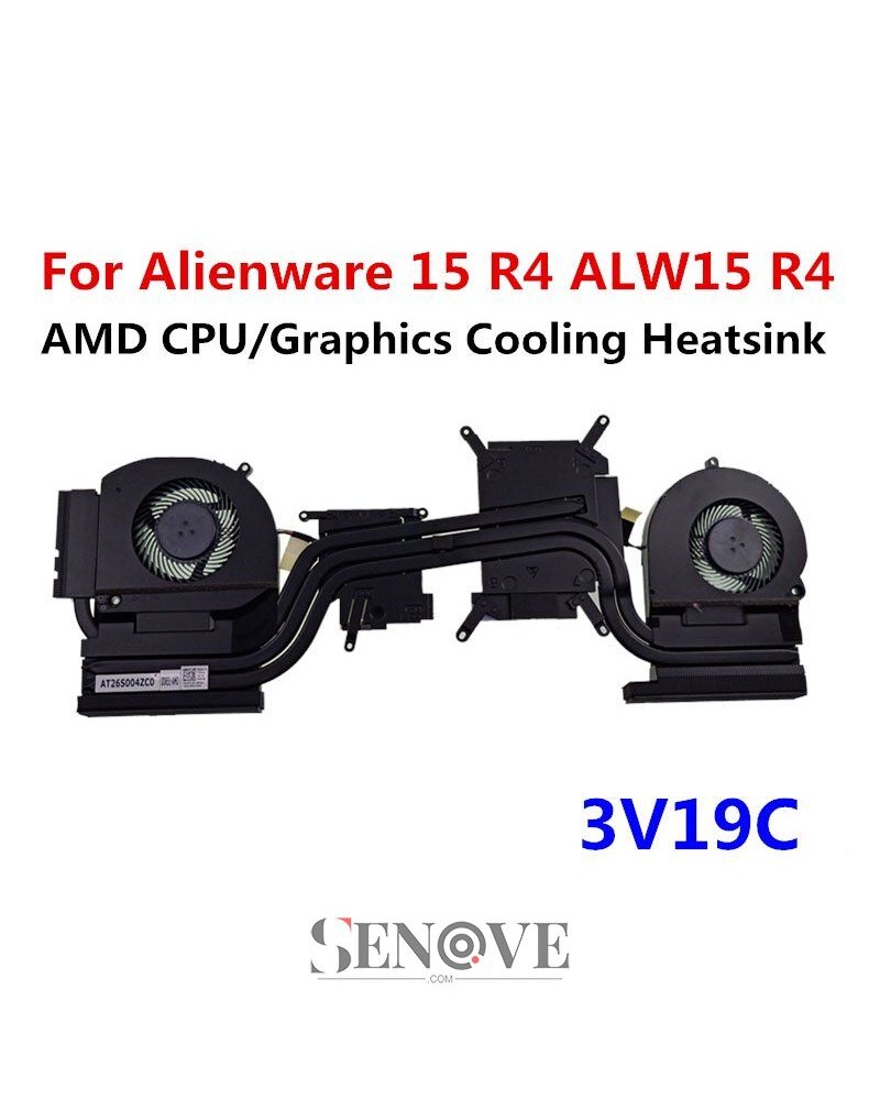 Fan Heatsink Set 03V19C for Dell Alienware 15 R4 - senove.com