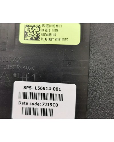 Coque arrière écran L56914-001 pour HP Pavilion 15-DK 15T-DK TPN-C141 | Senove.com