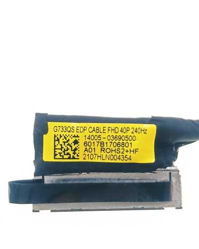 Cable de video Flex LVDS 6017B1706801 14005-03690500 para Asus ROG Strix SCAR 17 G733QS G733ZX - Repuesto de alta calidad