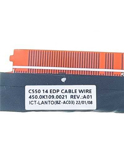 Câble Flex Vidéo LVDS 5C10S30056 450.0K109.0001 450.0K109.0021 pour Lenovo Flex 5-14ALC Flex 5-14IIL C550-14 - Remplacement de Q