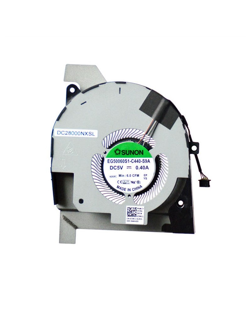 Fan EG50060S1-C440-S9A DC28000NXSL 0CVMC1 for Dell Latitude 5501, Precision 3541, 3551, P80F - senove.com