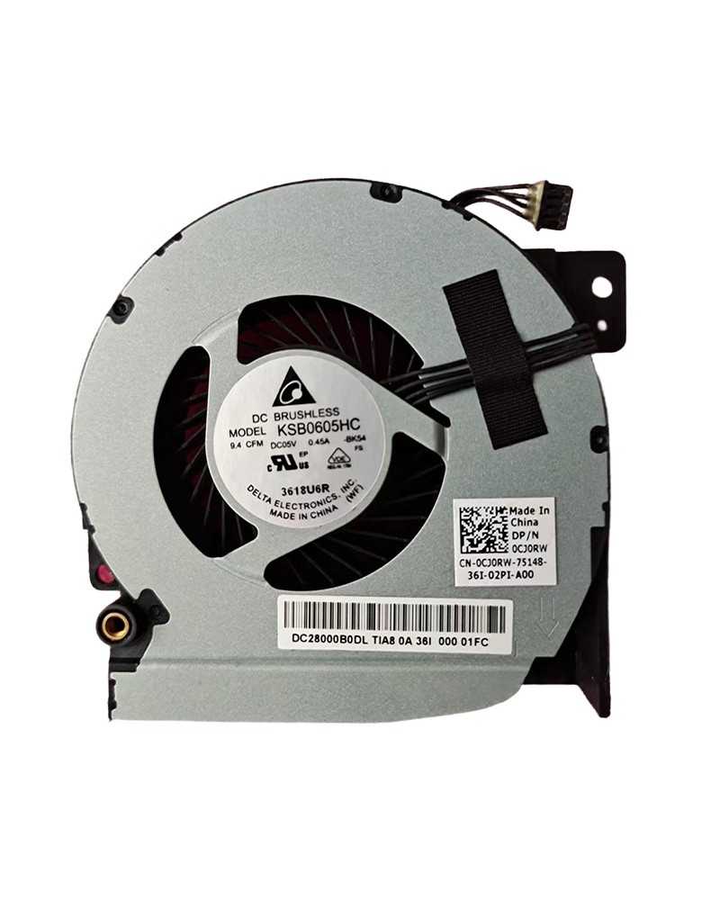 Fan KSB0605HC-BK54 0CJ0RW DC28000B0DL for Dell Precision M5700 M6700 - High-Performance Cooling | Senove