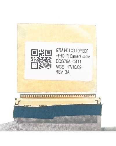 Câble Nappe Vidéo LVDS DDG76ALC411 pour HP 15-CC, 15-CK, 15-CD, TPN-Q191, TPN-Q201