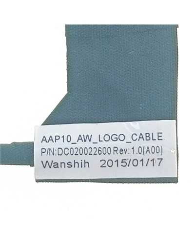 Logo Light Connection Cable DC020022600 for Dell Alienware 15 R1 R2