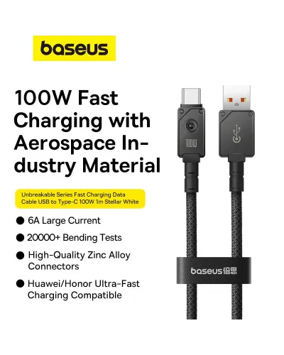 Baseus 100W Fast Charging USB to Type-C Cable - Senove.com