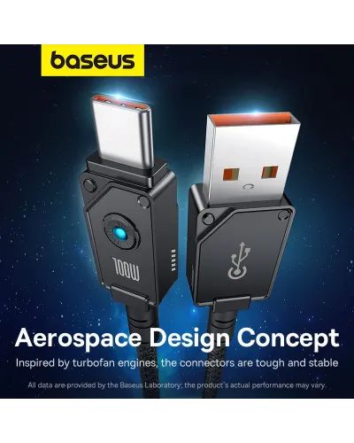 Baseus 100W Fast Charging USB to Type-C Cable - Senove.com