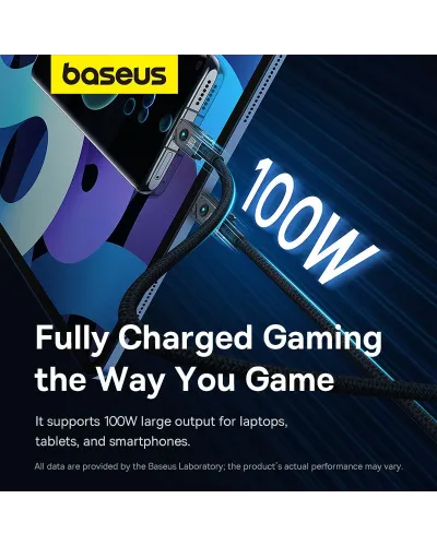 Baseus Type-C to Type-C 100W Fast Charging Cable - Durable & High-Speed - Senove.com