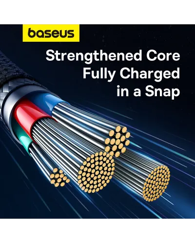 Baseus Premium Unbreakable Series USB to iPhone Cable - Fast Charging & Data Transfer