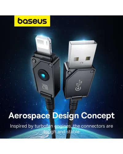 Baseus Premium Unbreakable Series USB to iPhone Cable - Fast Charging & Data Transfer