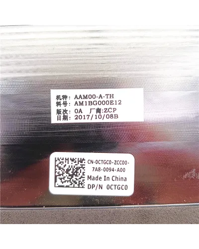 Carcasa pantalla 0CTGC0 AM1BG000E12 para Dell XPS 15 9550 9560 Precision 5510 5520