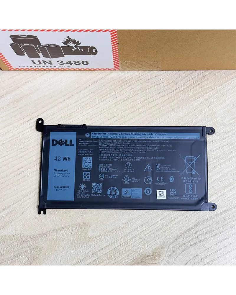 Original Dell WDX0R 3-cell 42Wh Battery