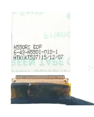 Câble nappe vidéo LVDS 6-43-N5501-010-1 pour Clevo N550RC