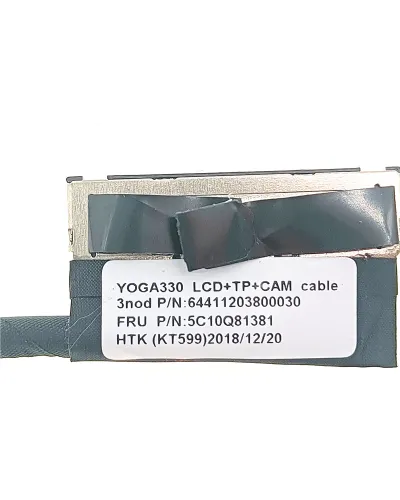 Câble nappe vidéo LVDS 5C10Q81381 64411203800030 pour Lenovo Yoga 330-11IGM