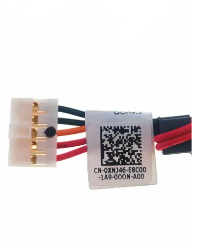 Cable alimentación DC-IN Power Jack 0XNJ46 DC30100ZR00 para Dell Chromebook Latitude 11 3180 3189 3190