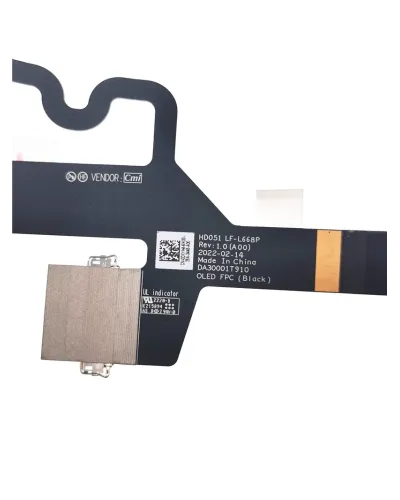 Câble nappe vidéo LVDS LF-L668P 0DXYH4 DA30001T910 pour Dell XPS 15 9520 Precision 5570