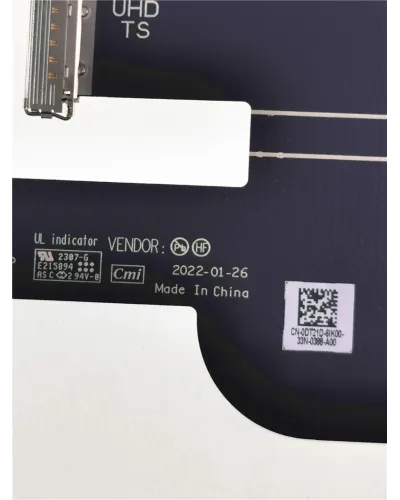 Cable flex video LVDS 0DT21D LF-L232P DA30001N611 para Dell XPS 13 9315 (2022) UHD 4K