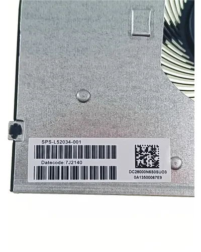 Fan L52034-001 DC28000N6F0 EF50040S1-1C010-S9A for HP 15-DU 15-DW 15S-DU 15S-DR 15S-FQ TPN-C139