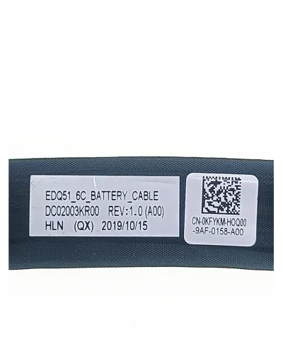 Câble de batterie 0KFYKM DC02003KR00 pour Dell Alienware M15 R2