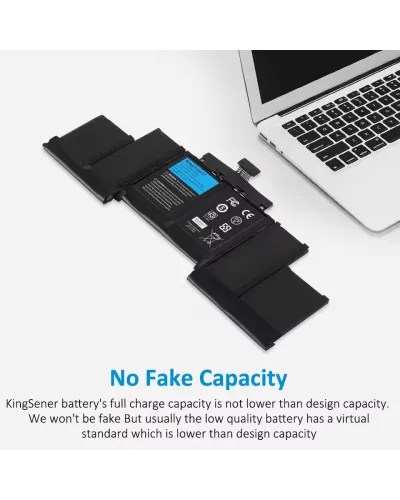 Batterie KingSener A1618 pour Apple MacBook Pro 15" Retina A1398 Année 2015 020-00079 MJLQ2LL/A MJLT2LL/A