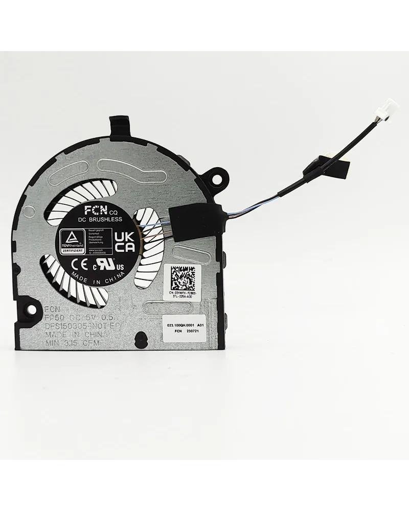 Ventilador FP5Q 03XMFX para Dell Inspiron 13 Pro 5320 5325 5330 | Enfriamiento Eficiente