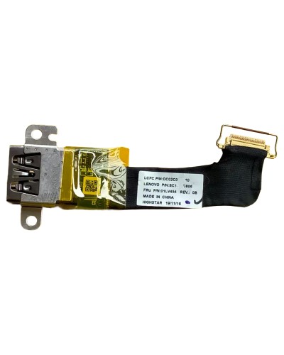 Câble nappe port USB 01YR420 01LV454 pour Lenovo Thinkpad X1 Carbon 5th 6th - senove.com