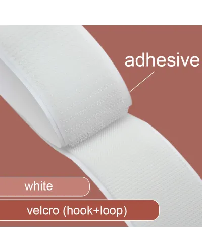 Nastro Velcro (Gancio + Anello) con Adesivo Forte