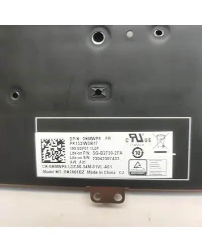 Tastiera Versione FR 0NMWP8 PK133IW3B17 SG-B2730-2FA per Dell Latitude 7420
