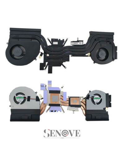 Fan Heatsink Set (GTX1080 138W) 0FRPY8 AT1QB00BZC0 for Dell Alienware 17 R4- senove.com